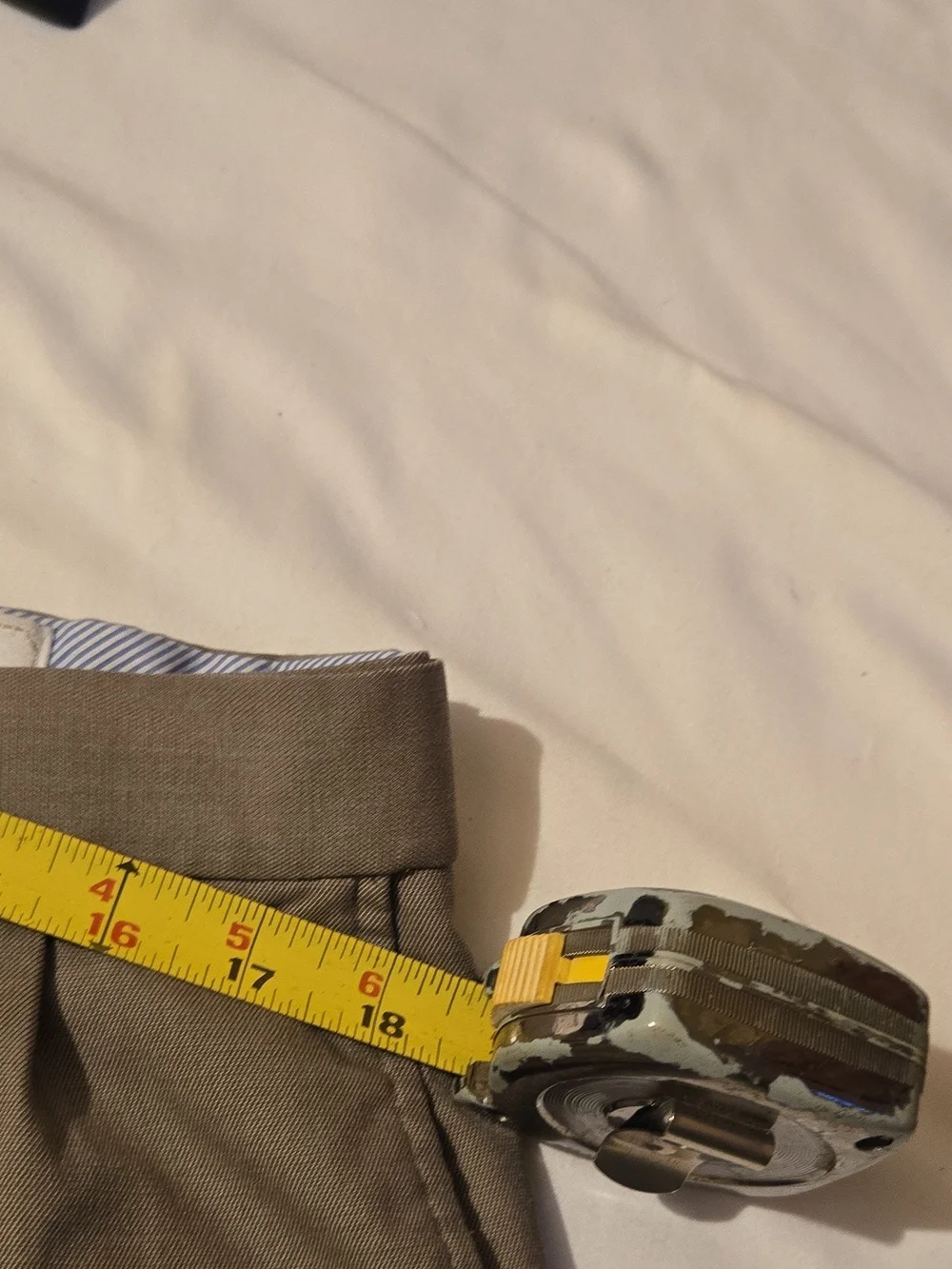 Hagger Men's Dress Pants in Taupe Size 36x29